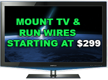 MOUNT TV WITH OUTLET STARTING AT $299